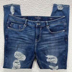 Vigoss Marley Super Skinny Women’s Jeans 31x27 (Actual 33x26) Y2K Modern Grunge